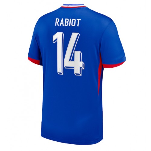 Fotbalové Dres Francie Adrien Rabiot #14 Domácí ME 2024 Krátký Rukáv